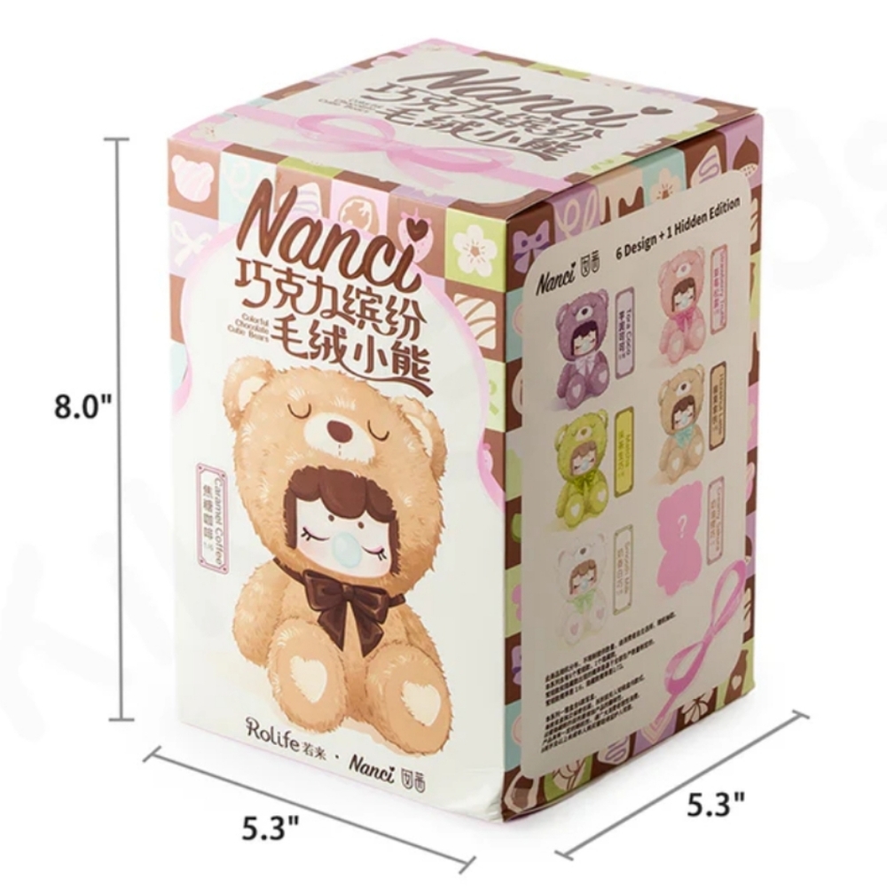 Nanci Colorful Chocolate Cutie Bears‎ Series Plush NIB - Matcha - Picture 6 of 6